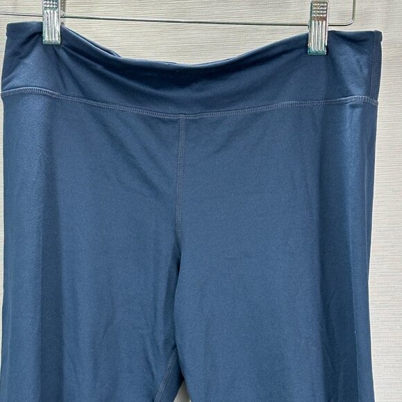 Joy Lab Pants Womens Large Blue Coquette Core Ankle Tie Yoga Waistband Pocket - Picture 2 of 9